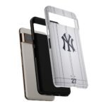 New York Yankees Pinstripe Tough Phone Case — MLB Logo Protective Phone Cover