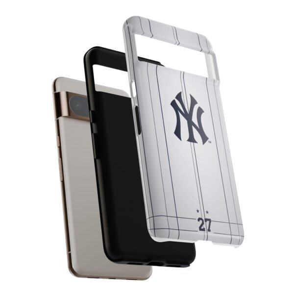 New York Yankees Pinstripe Tough Phone Case — MLB Logo Protective Phone Cover