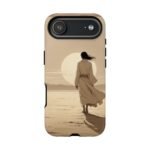 Desert Wanderer Phone Case — Sunset Silhouette iPhone Cover