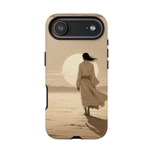 Desert Wanderer Phone Case — Sunset Silhouette iPhone Cover