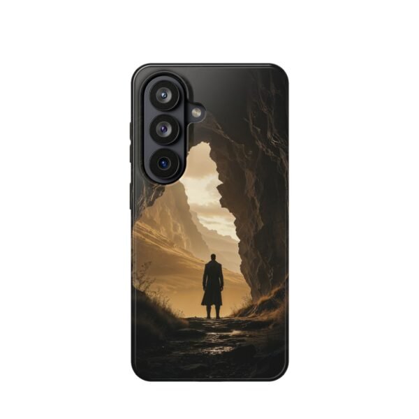 Cinematic Mountain Cave Adventure Magnetic Phone Case