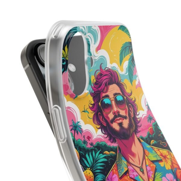 Tropical Hawaiian Shirt Man Flexi Phone Case