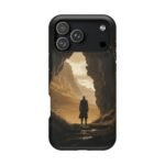 Cinematic Mountain Cave Adventure Magnetic Phone Case