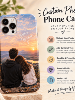 Custom Photo Phone Case Advertisement